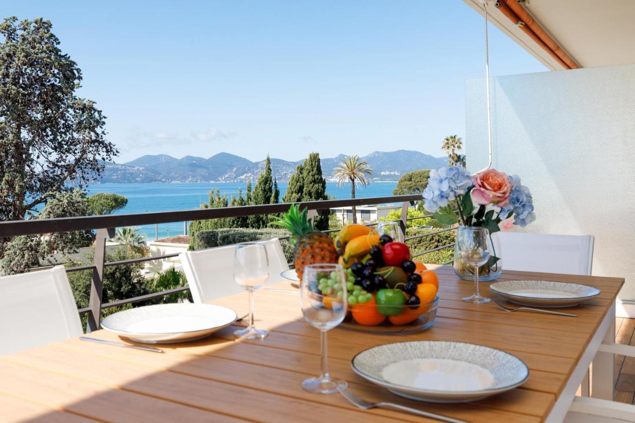Suite Riviera - Sea View - Clim - 50M Plage - Residence De Standing - Spacieux 180 M2 - Parking Cannes Buitenkant foto